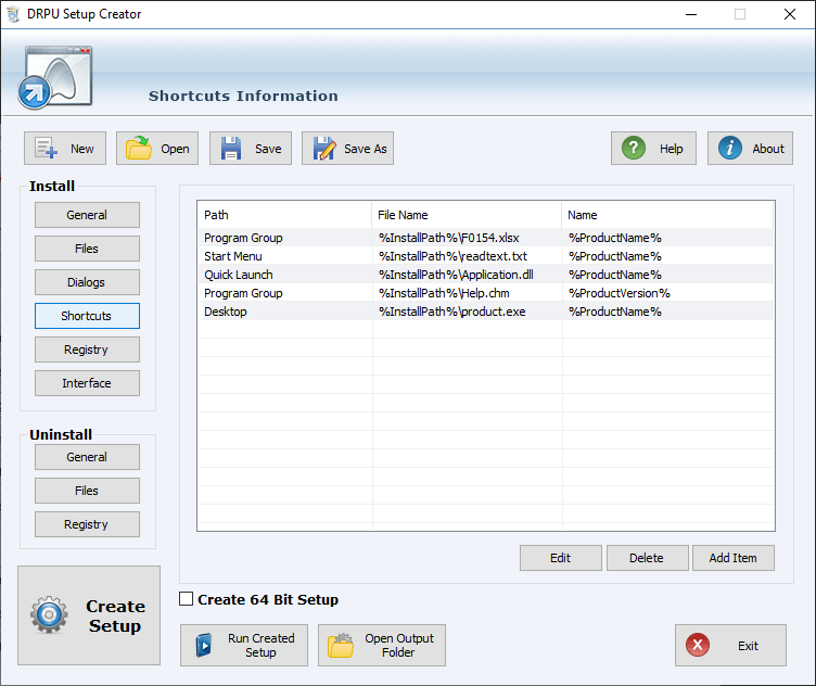 Setup installer software