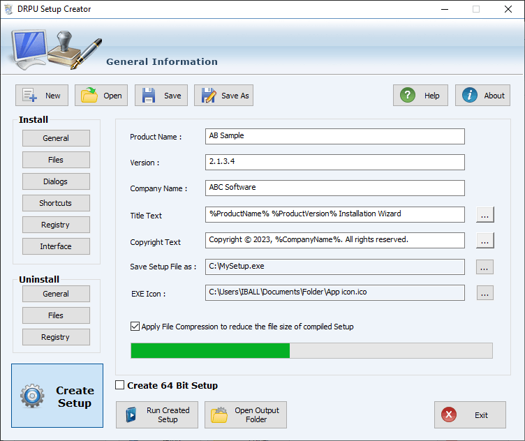 Setup installer software