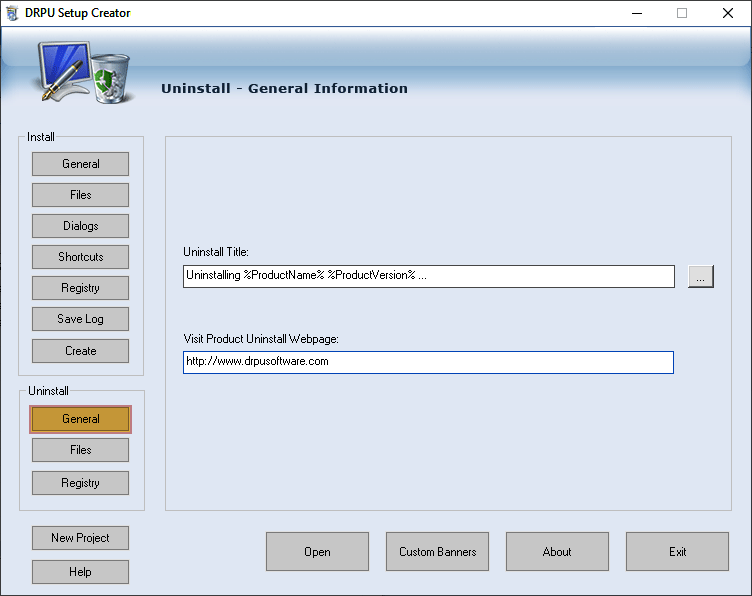 Setup installer software